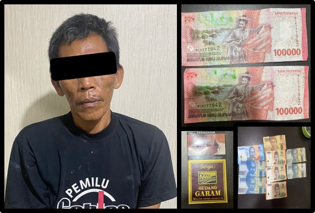 Gunakan Uang Palsu untuk Beli Rokok, Pria di Bandar Lampung di Kejar Warga Setempat