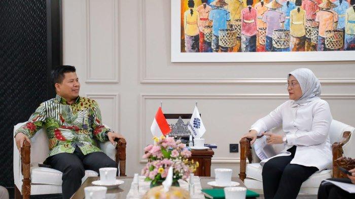 Bahas Pembangunan Perbatasan, Satono Audiensi Bersama Kemenaker RI